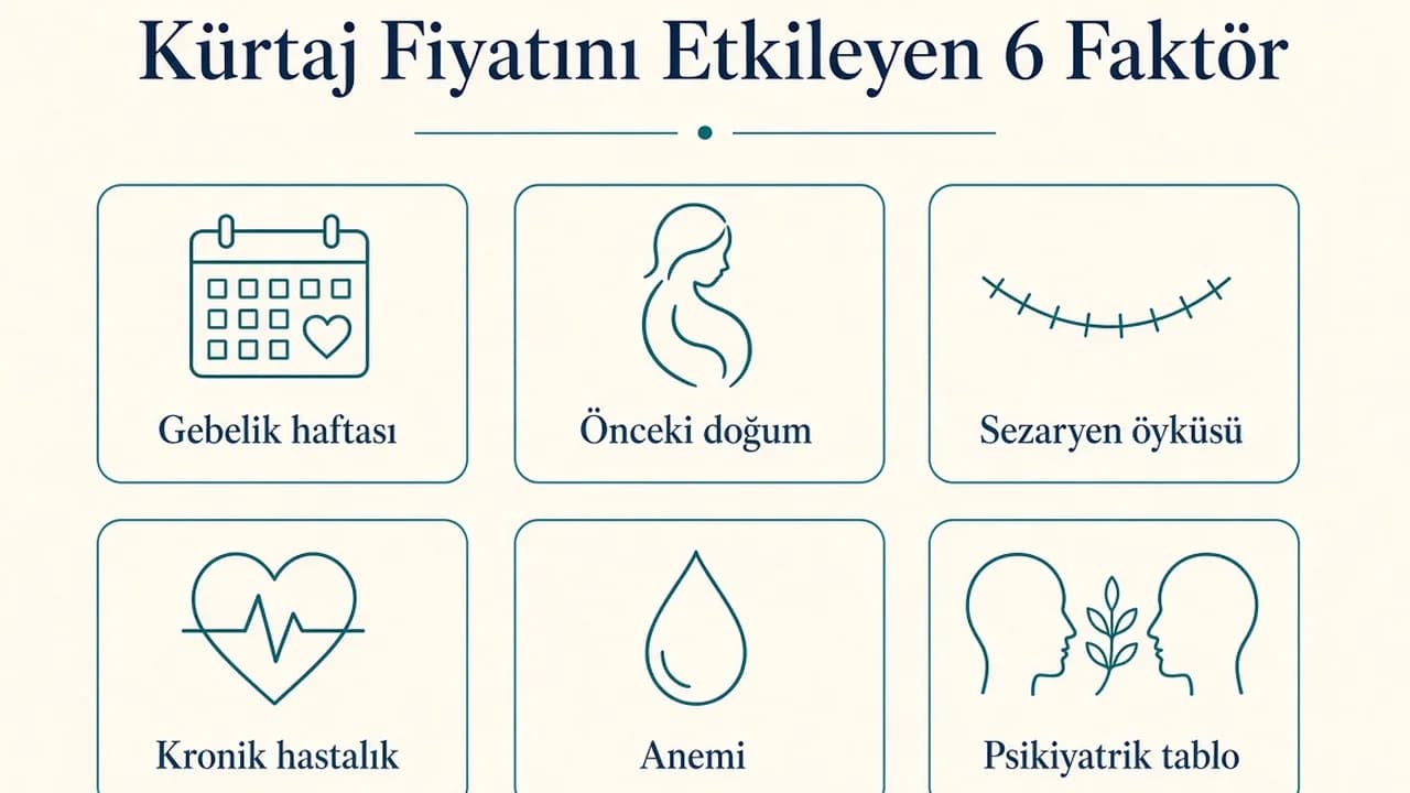 Kürtaj Fiyatını Etkileyen Faktörler